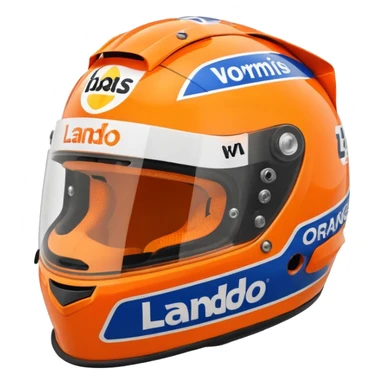racing helmet lando norris sticker