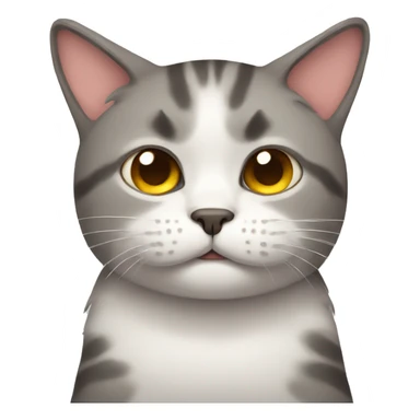 Very Tired cat  sticker