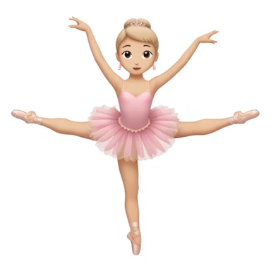 Make ballerina emojis full body in different dance positions  sticker
