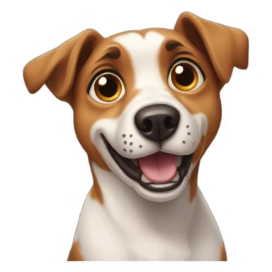 Very Surprised dog sticker