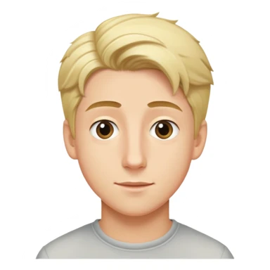 Milo Manheim, young male actor with blonde hair sticker