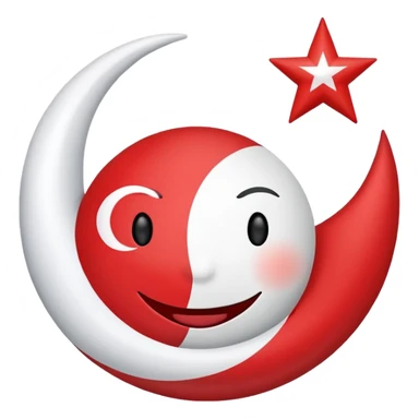 Turkish countryball sticker