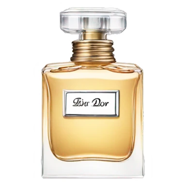 dior perfume bottle sticker