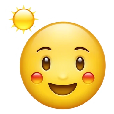 Shine emoji sticker