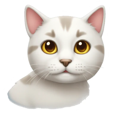 Cat with love sticker