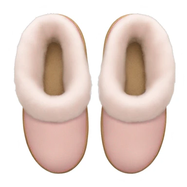 light pink UGG slippers  sticker