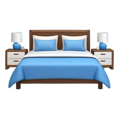 blue bedroom sticker