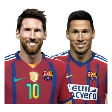 Messi+ronaldo sticker
