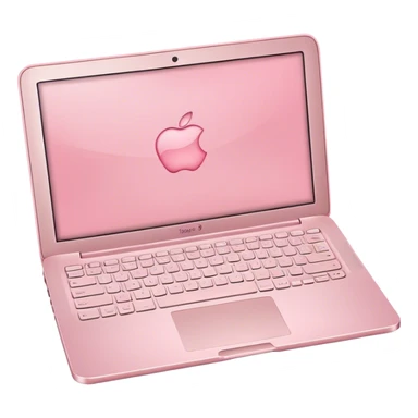 Light pink laptop sticker