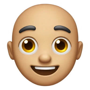 Emoji with red eyes after smoking weed  sticker