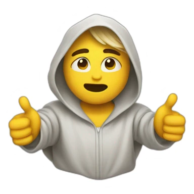 shrug like shrug emoticon sticker