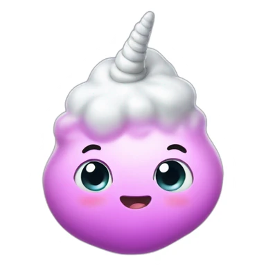 Small unicorn poo sticker