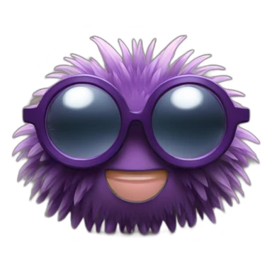 brown Venonat glasses sticker