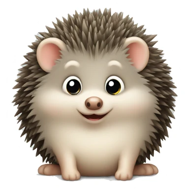 Cute little hedgehog sticker