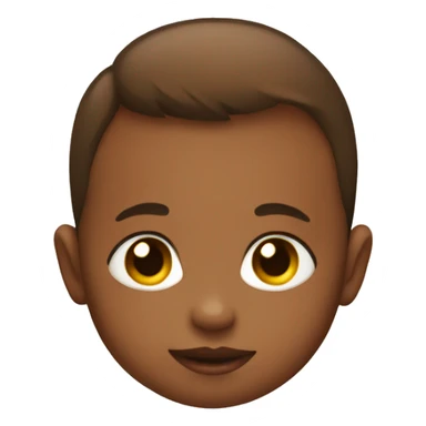 baby with follow sticker