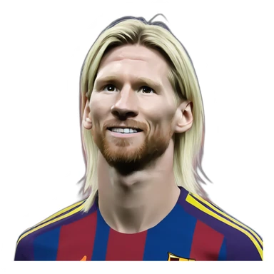 Haaland sur Messi sticker