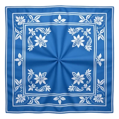 bandana,blue sticker