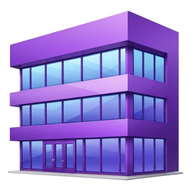 purple pickup point building sticker