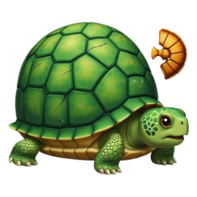 Turtle after crashing truck sticker