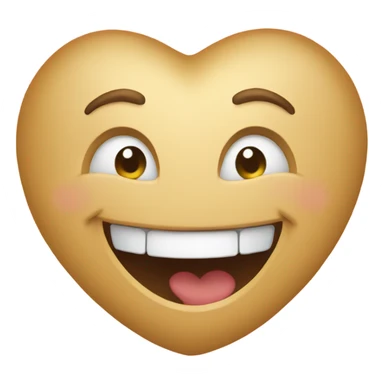 laughing heart sticker