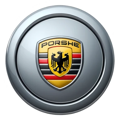 Simple Porsche logo sticker