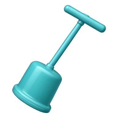turquoise plunger sticker