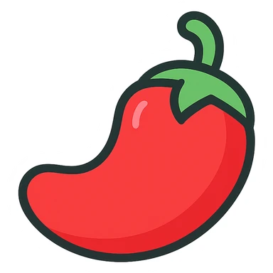 a fat chili pepper sticker