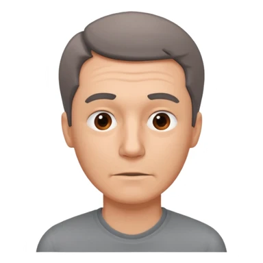 a man teacher, head is rotated 40 degrees, with an aching logo beside the neck sticker