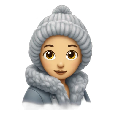 cozy winter vibes sticker