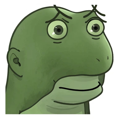 Trying not to cry sticker