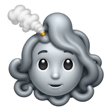 Cigarette smoking sticker