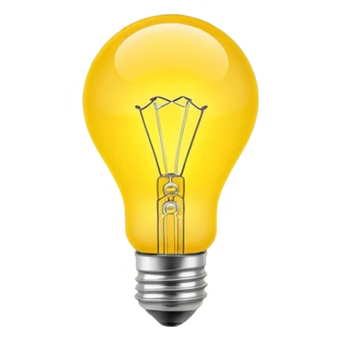 human head silhouette with a glowing light bulb inside sticker