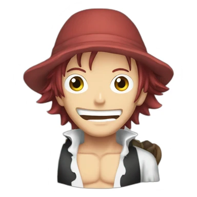 One piece shanks sticker