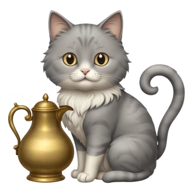 Mujhe Billi aur lauta ki kahani banakar do sticker