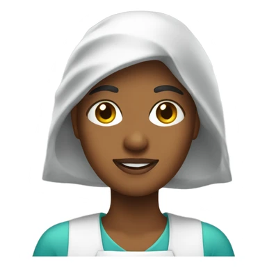 Cleaning lady  sticker