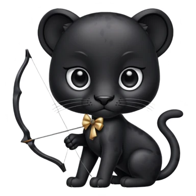 Panther archery  sticker