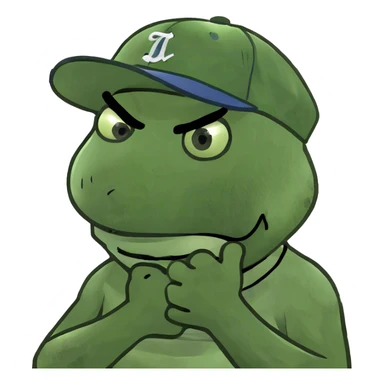 screaming guy with arms crossed holding neck sticker