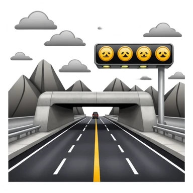 highway tol plaza sticker