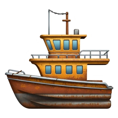 tow boat sticker