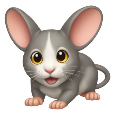 soleil souris sticker