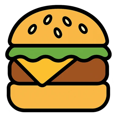 burger sticker