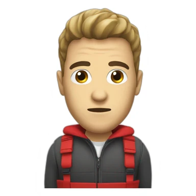 Fiat Ducato red bad guy sticker