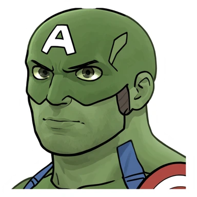 Captain America  sticker