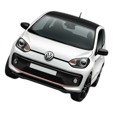 black VW up GTI sticker