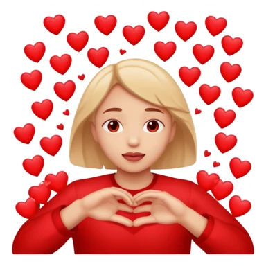 Fainting in love sticker