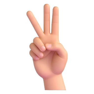 middle finger hand gesture sticker
