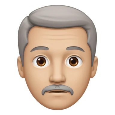 MALE, GREY/BROWN HAIR, GREY GOATY, ROUND FACE sticker