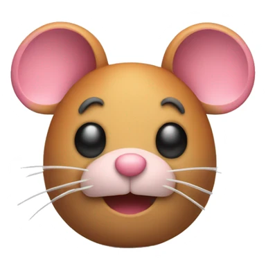 Brown, tan, orange and pink key board mouse set sticker