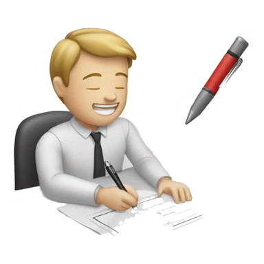  signing bank check sticker