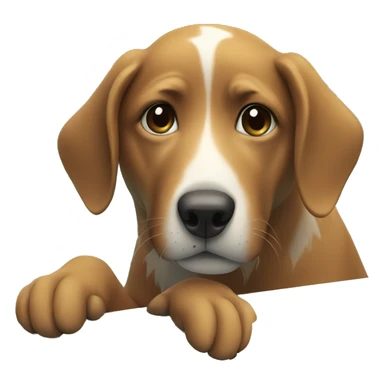 Dog in a swimming pool sticker